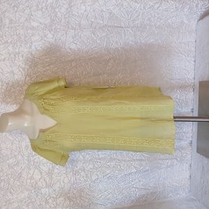 Fundamental things lace trim top NWT size s